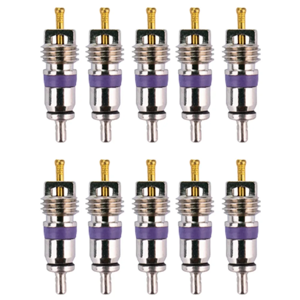 For DIY Installation Metal AC Valve Core Replacement Valve Cores For Vehicles Parts Engine OEM Replacement Fit