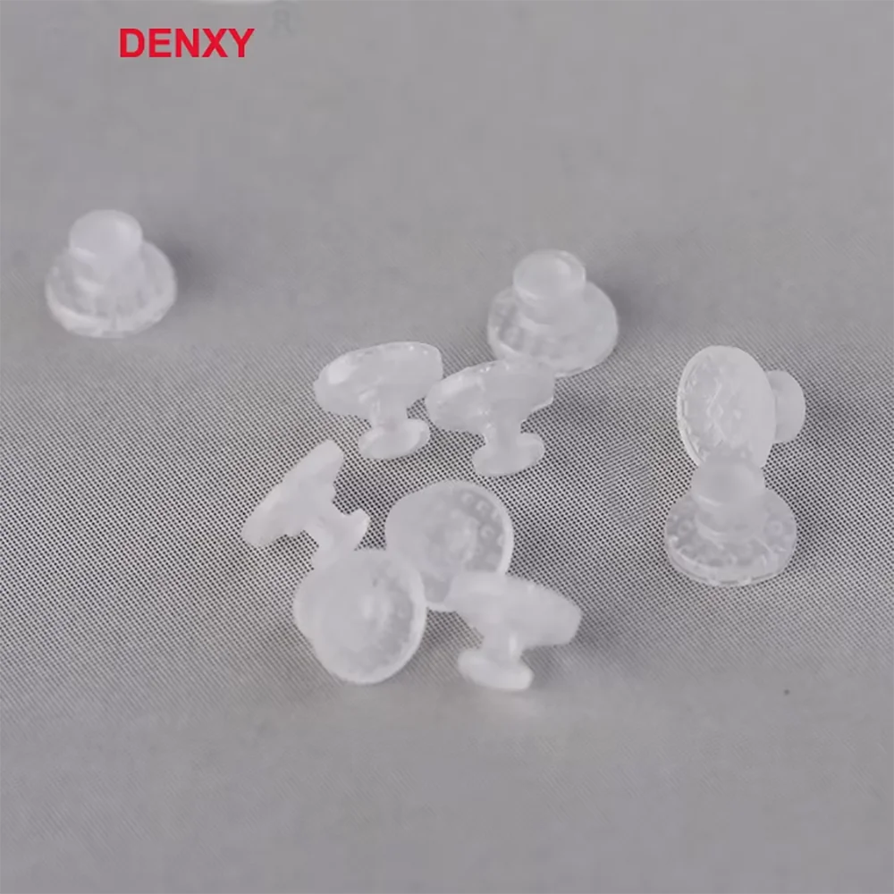 Denxy คุณภาพสูงเซรามิค Lingual ปุ่มทันตกรรมความงามจัดฟันปุ่มเซรามิค Bondable ปุ่มจัดฟันวงเล็บ