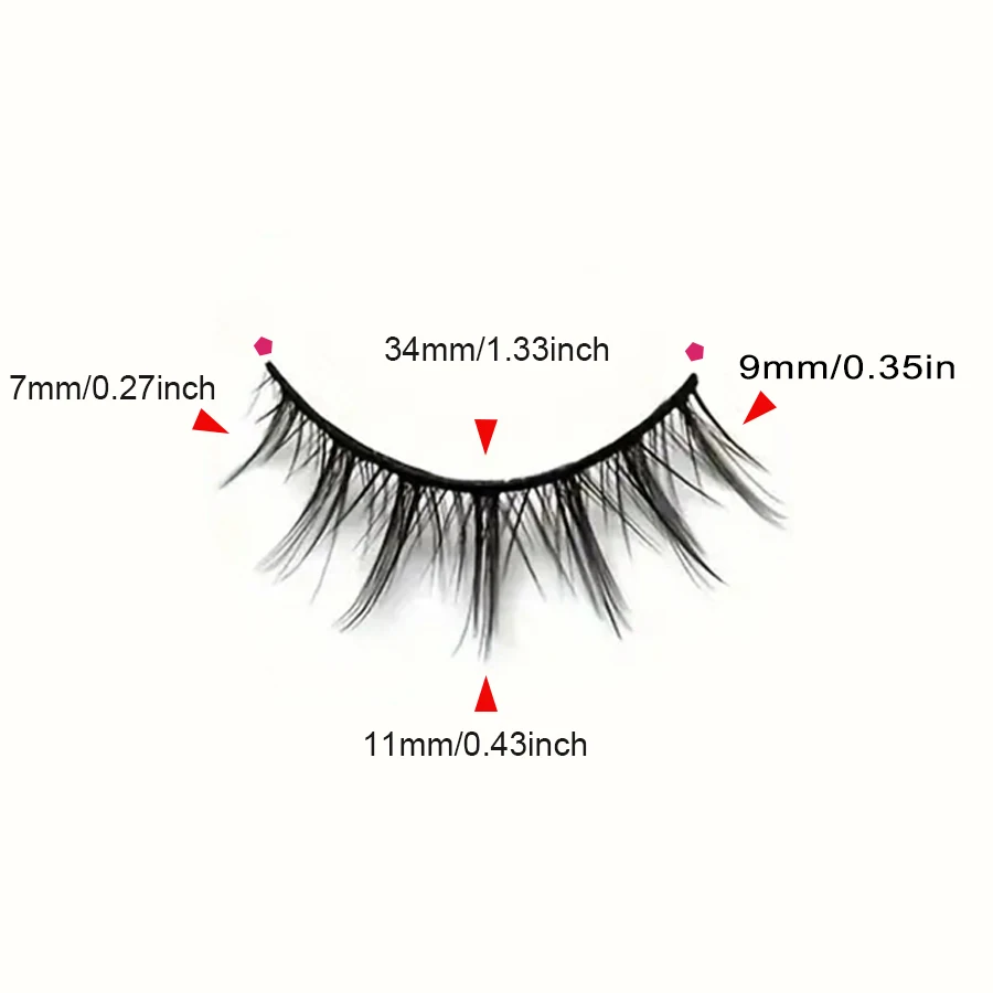 5 pairs of thick and natural sunflower false eyelashes, suitable for beginners to repeatedly use eyelashes