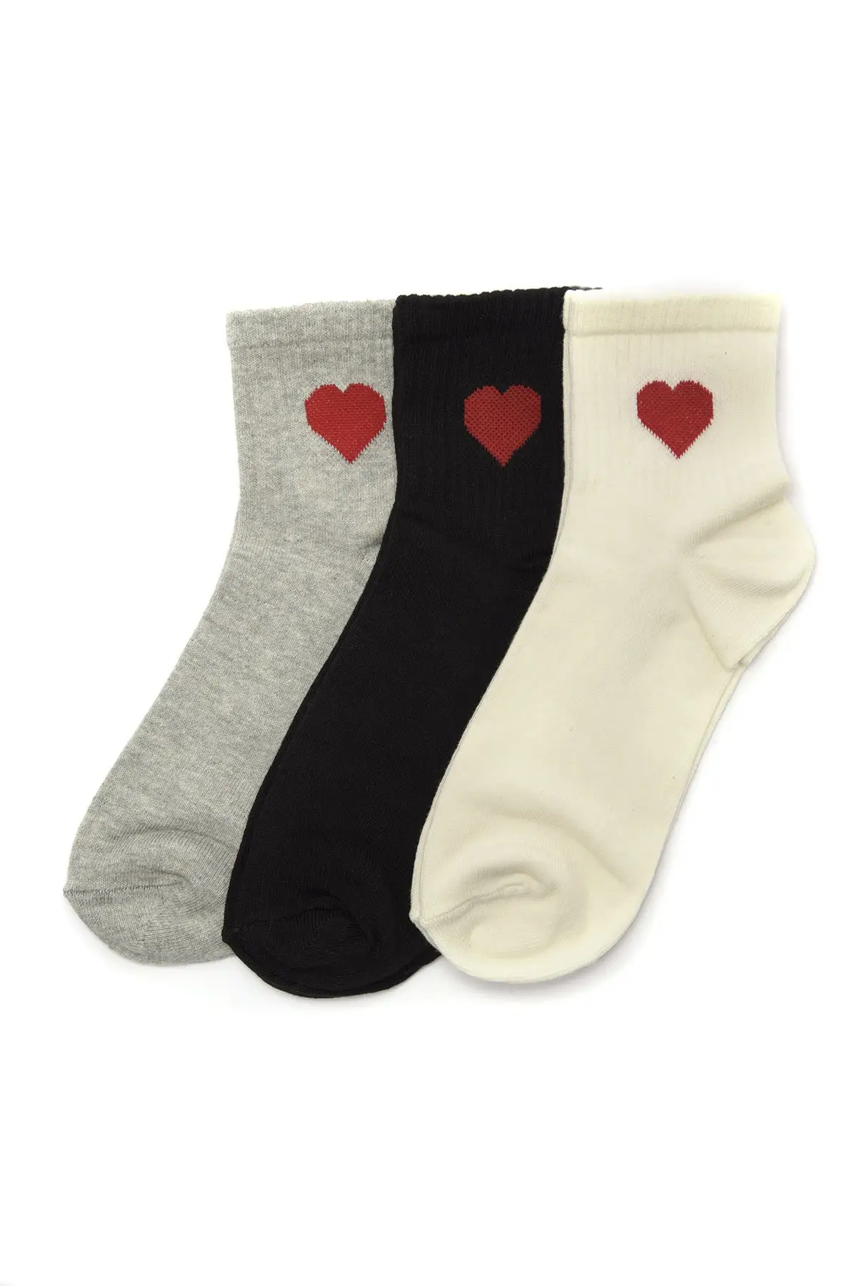 

Black Patterned 3'lü Knitted Socks Turkish Made Fast Delivery