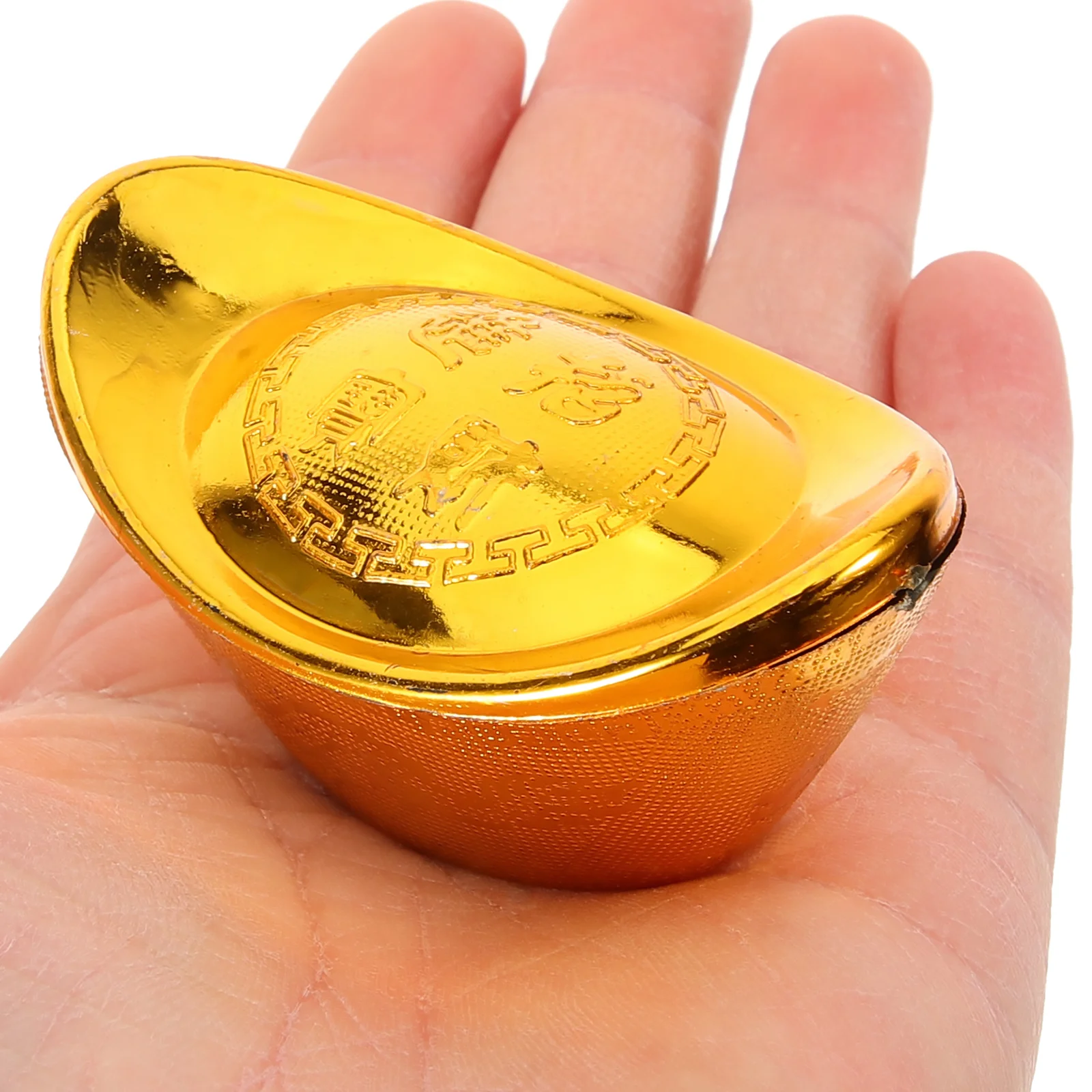 

12Pcs Gold Ingot Candy Boxes Decorative Storage Box for Home Office Desktop Decor Treasure Candy Box Indoor Outdoor Display