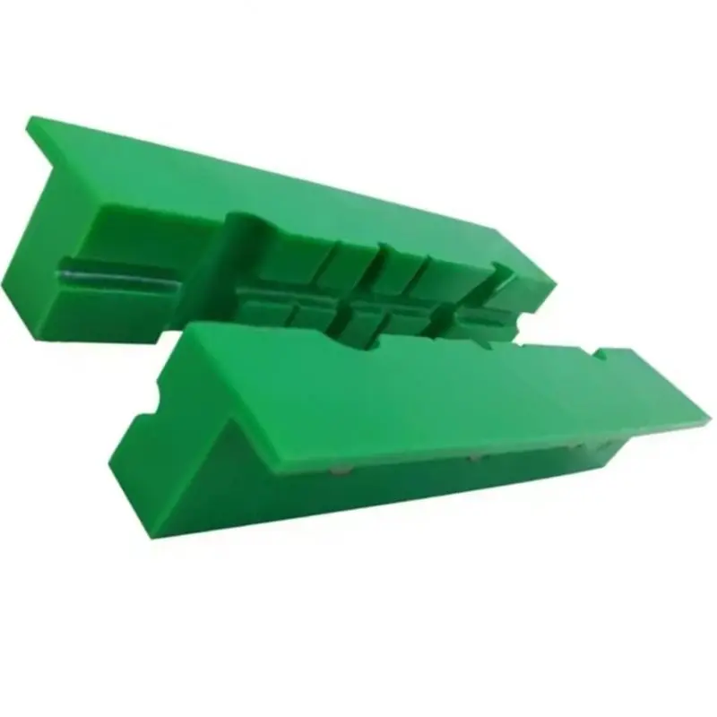 AT05-For Metal Forging Tool- 2Pcs 6 Inch Magnetic Soft Pad Jaw Rubber For Metal Vise Bench Machine Tools