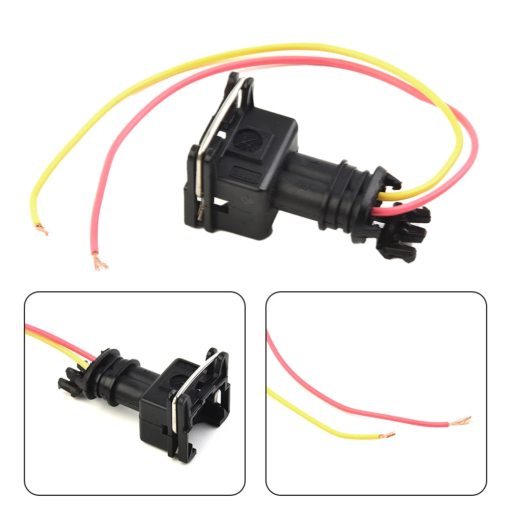 2 Pin Fuel Pump Plug Wire Harness Connector Fit For Webasto For Eberspacher Heater Plastic+Copper Car Fuel Pump Harness