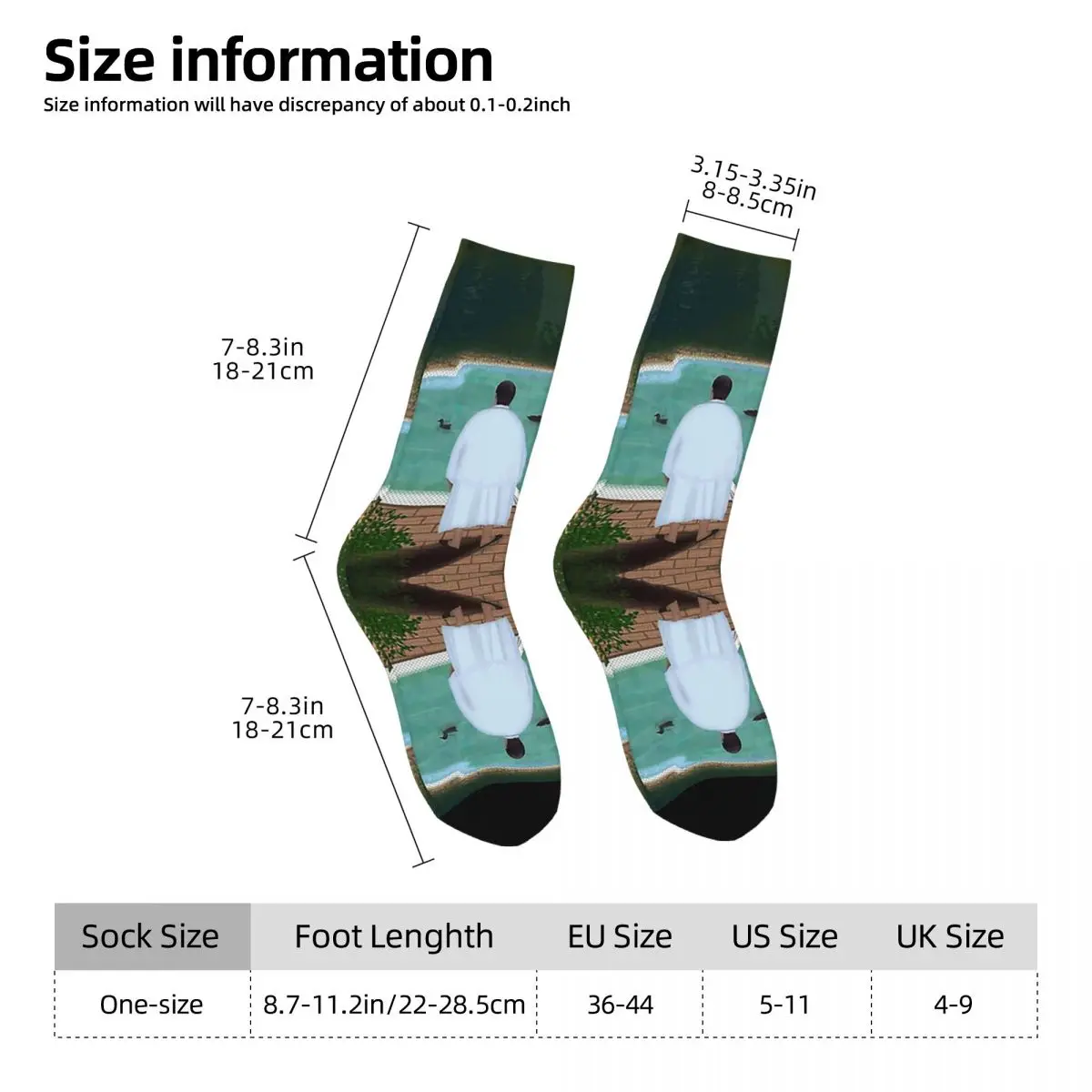 Him, With Those Ducks Socks Harajuku High Quality Stockings All Season Long Socks Accessories for Man's Woman's Gifts