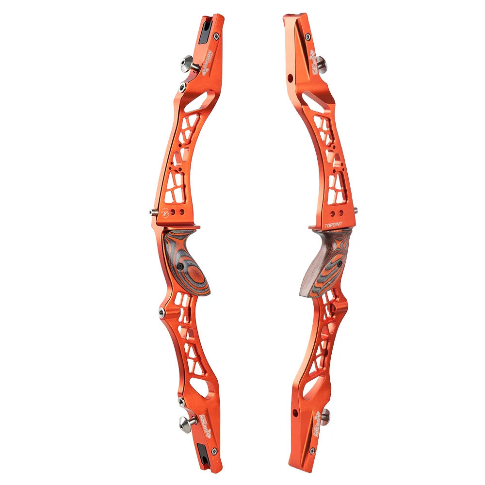 Archery Recurve Bow Riser UNISON 25In CNC Aluminum 6061 T6 Archery Bow Riser All ILF Recurve Bow Limbs RH And LH