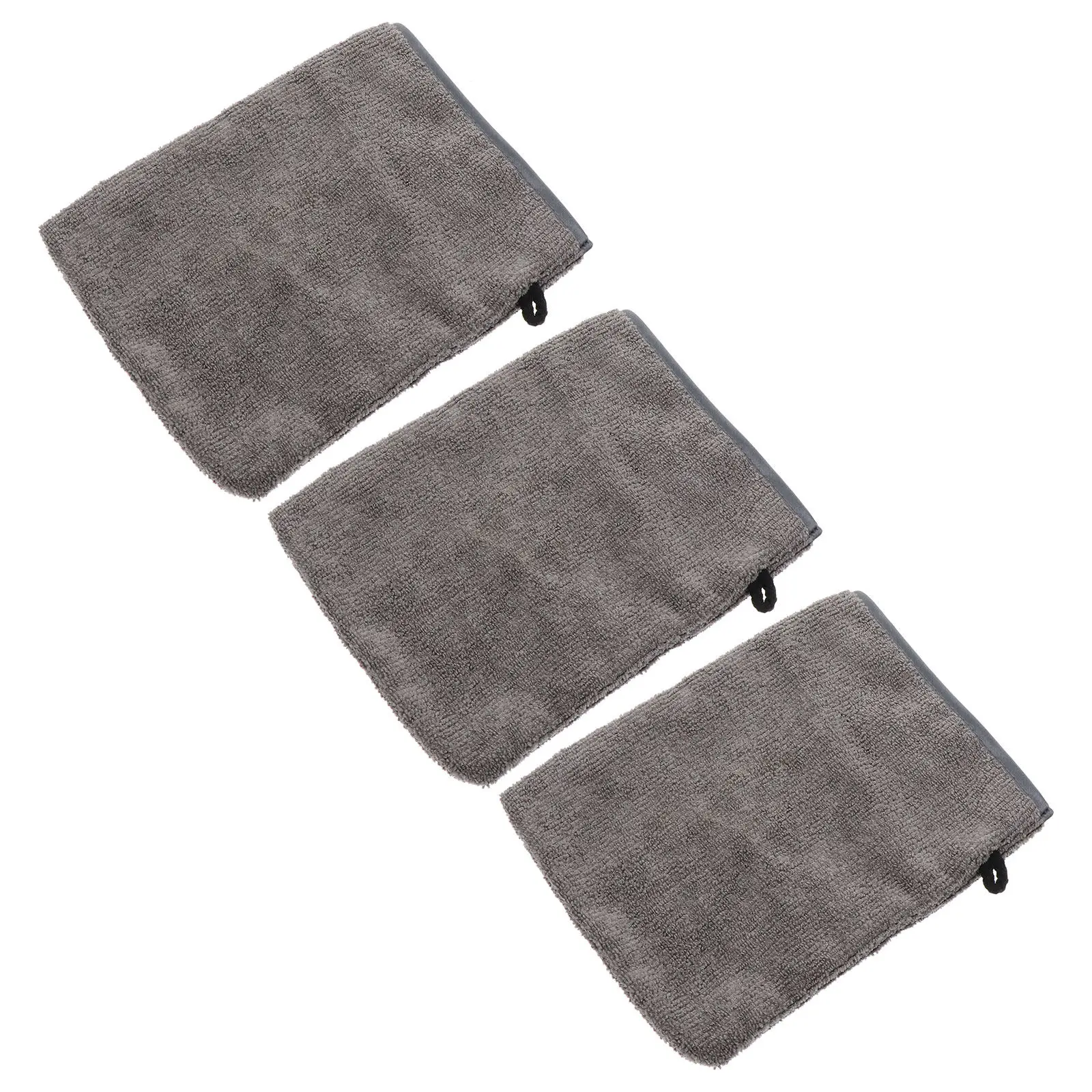 3Pcs Reusable Microfiber Facial Cleansing Gloves Soft Exfoliating Face Washing Mitts for Makeup Removal Daily Skincare Travel