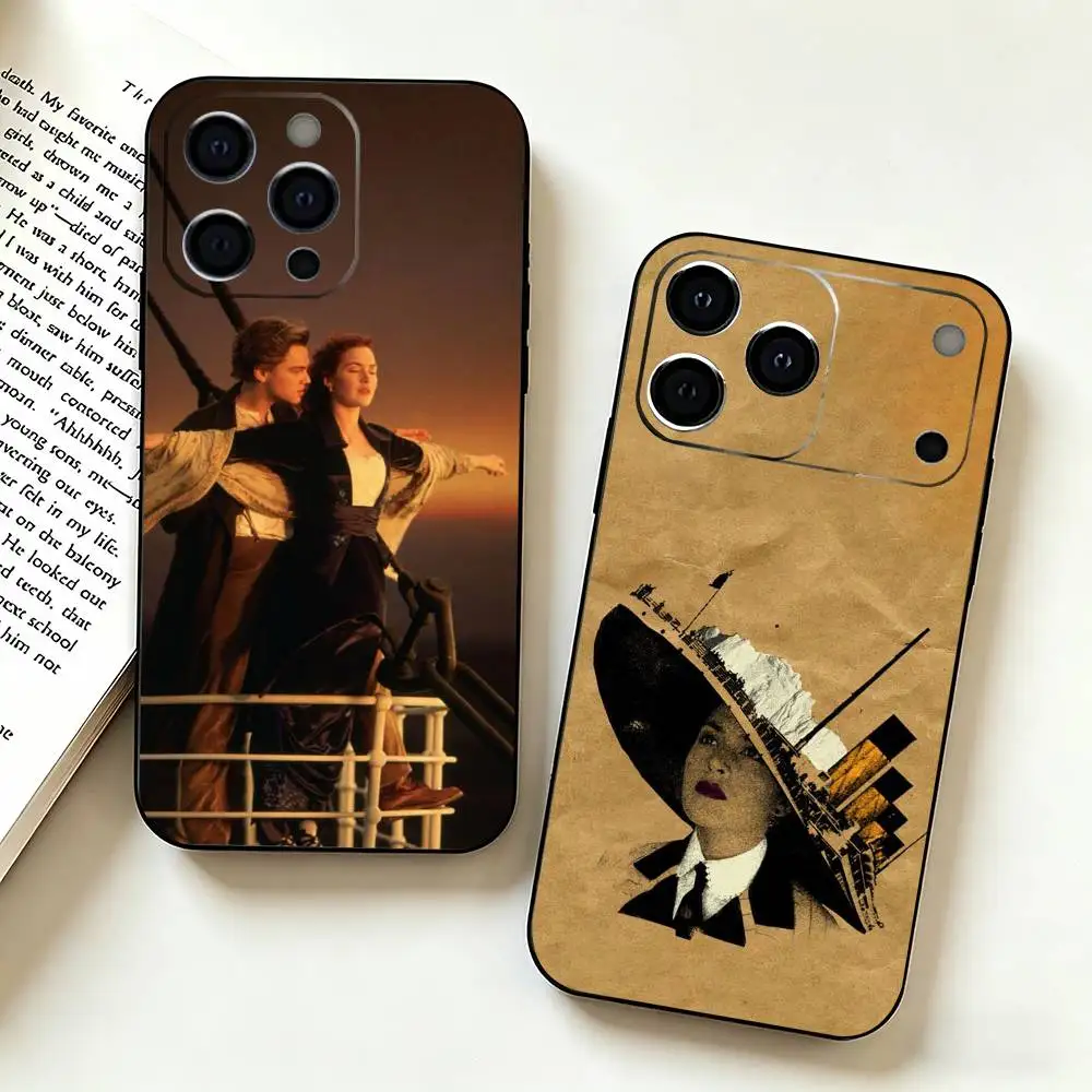 

Film T-Titanic Classic Phone Case For iPhone 17,16,15,14,13,12,11 Plus,Pro Max,XS,Soft Silicone Black Cover