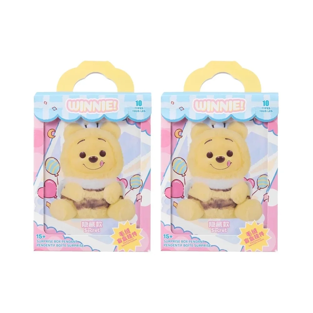 100% AUTÊNTICO Disney Pooh Mischief Party Blind Box Plush - Caixa confirmada opcional, estoque nos EUA |   Presente fofo