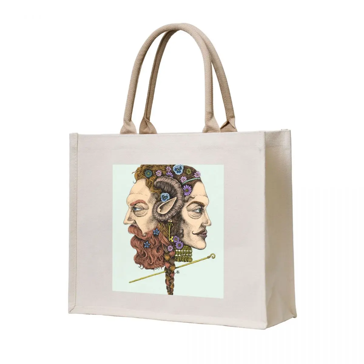 

Janus Tote Bag bag luxury women the tote bag Shopper canvas tote