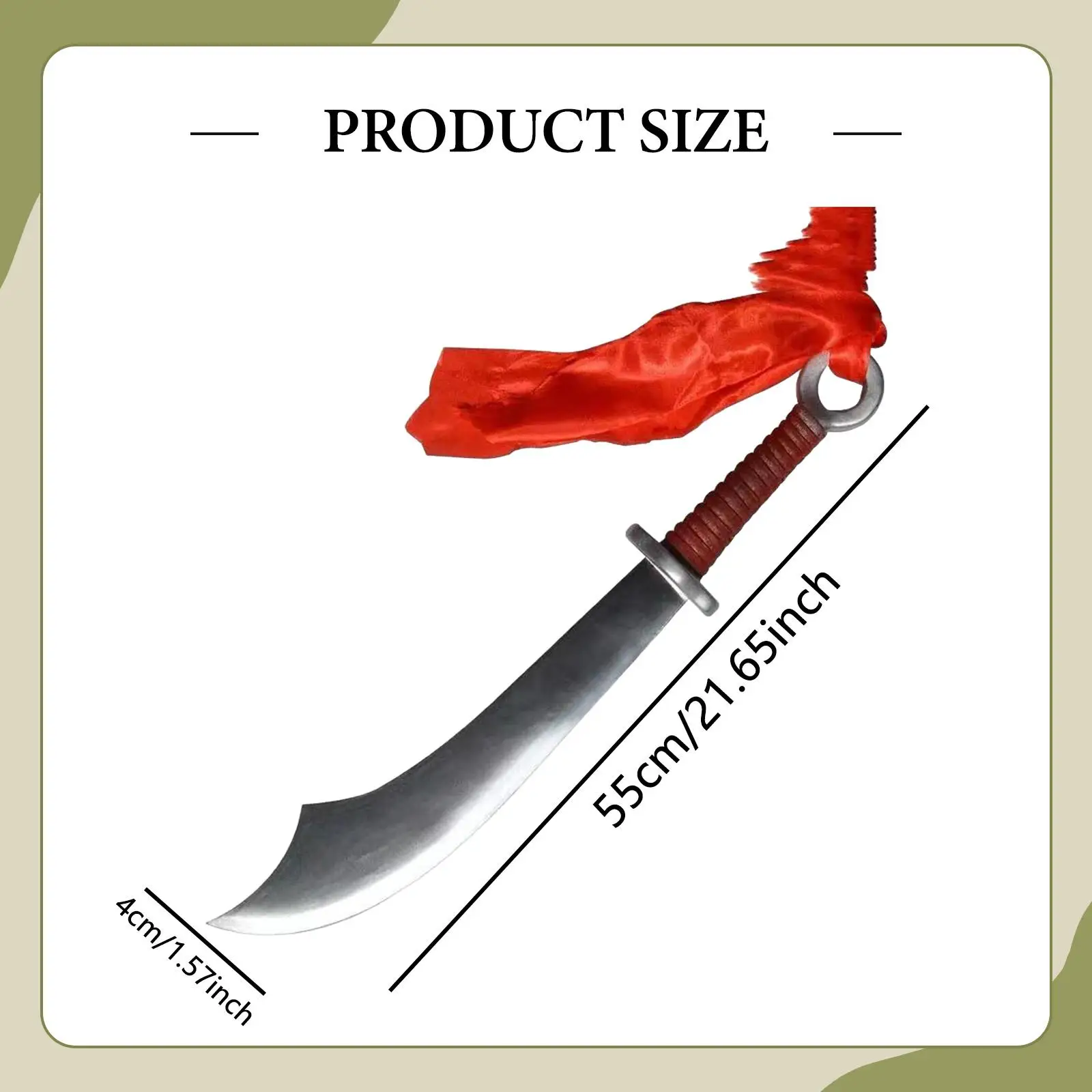 Halloween Cutlass Sword Toy Lightweight Boys Novelty Pretend Play Kids Cosplay Toy Prop for Party Supplies Carnivals Birthday