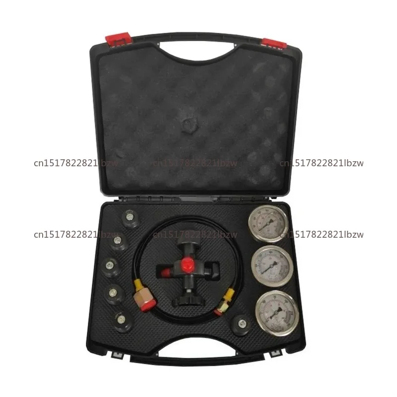 Hydraulic Accumulator cylinder Nitrogen gas charging kit and Pressure Test Kit