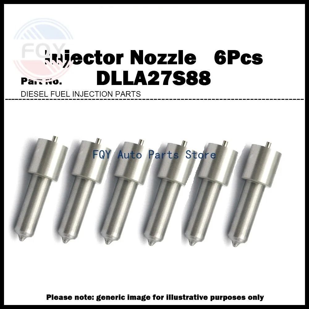 

6X High Quality For MAN Renault Injector Nozzle DLLA27S88 51101020032 5000250519 0433271016