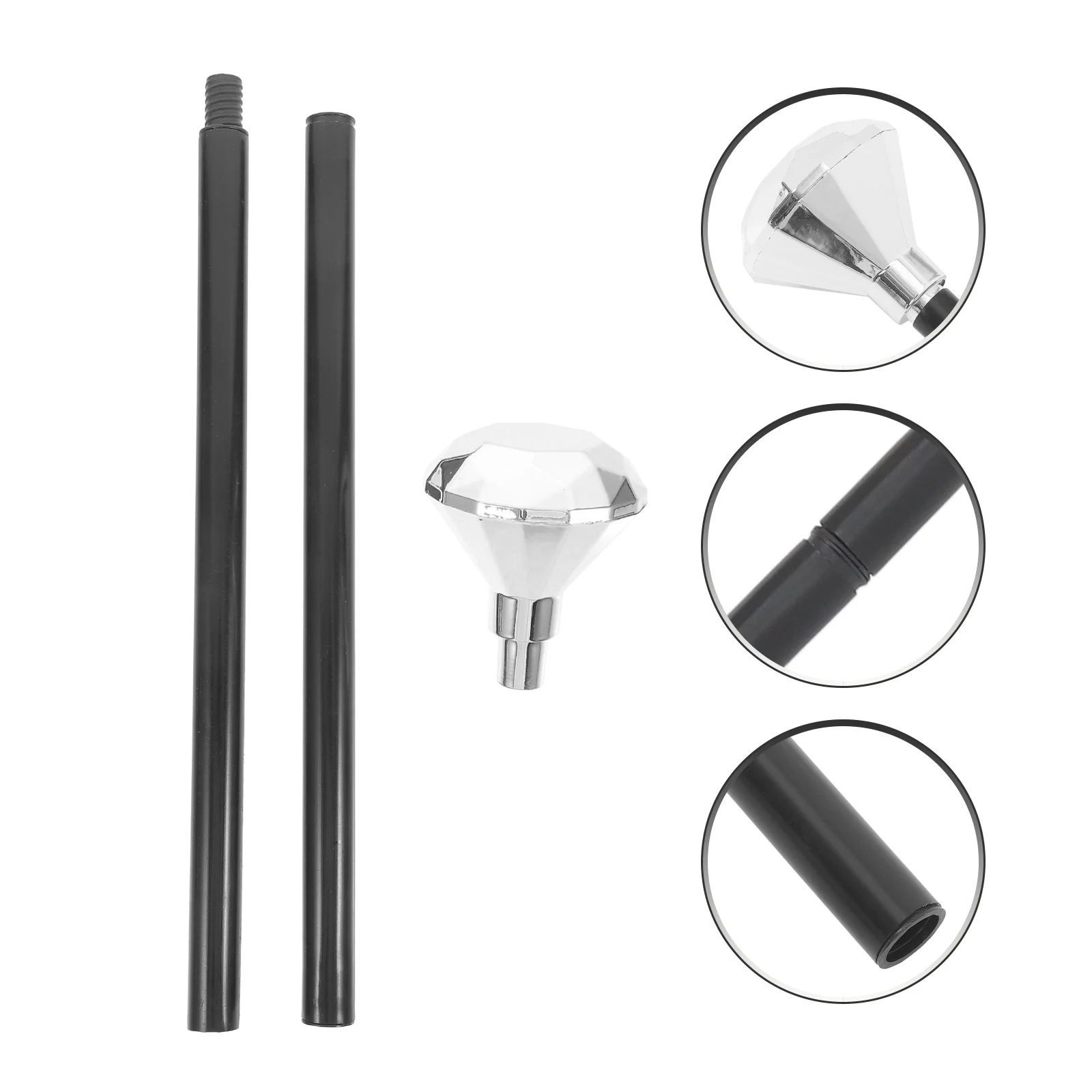 

Cosplay Cane Prop Halloween Royal King Scepter Decorative Walking Stick Costume Party Accessory Royal King Scepter