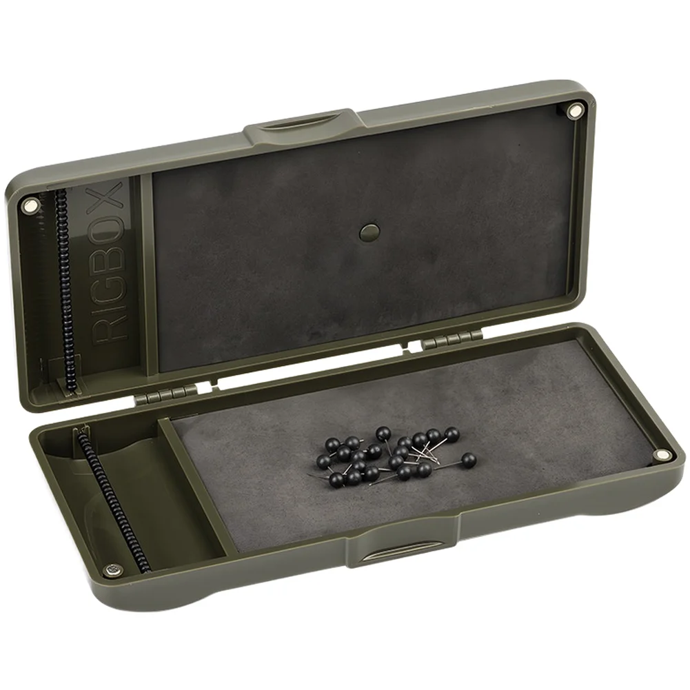 

Органайзер для рыболовных снастей, коробка для рыболовных оснасток, компактная, портативная, с раскладной конструкцией на 180 градусов, для ловли карпа, для рыболовов, зеленый