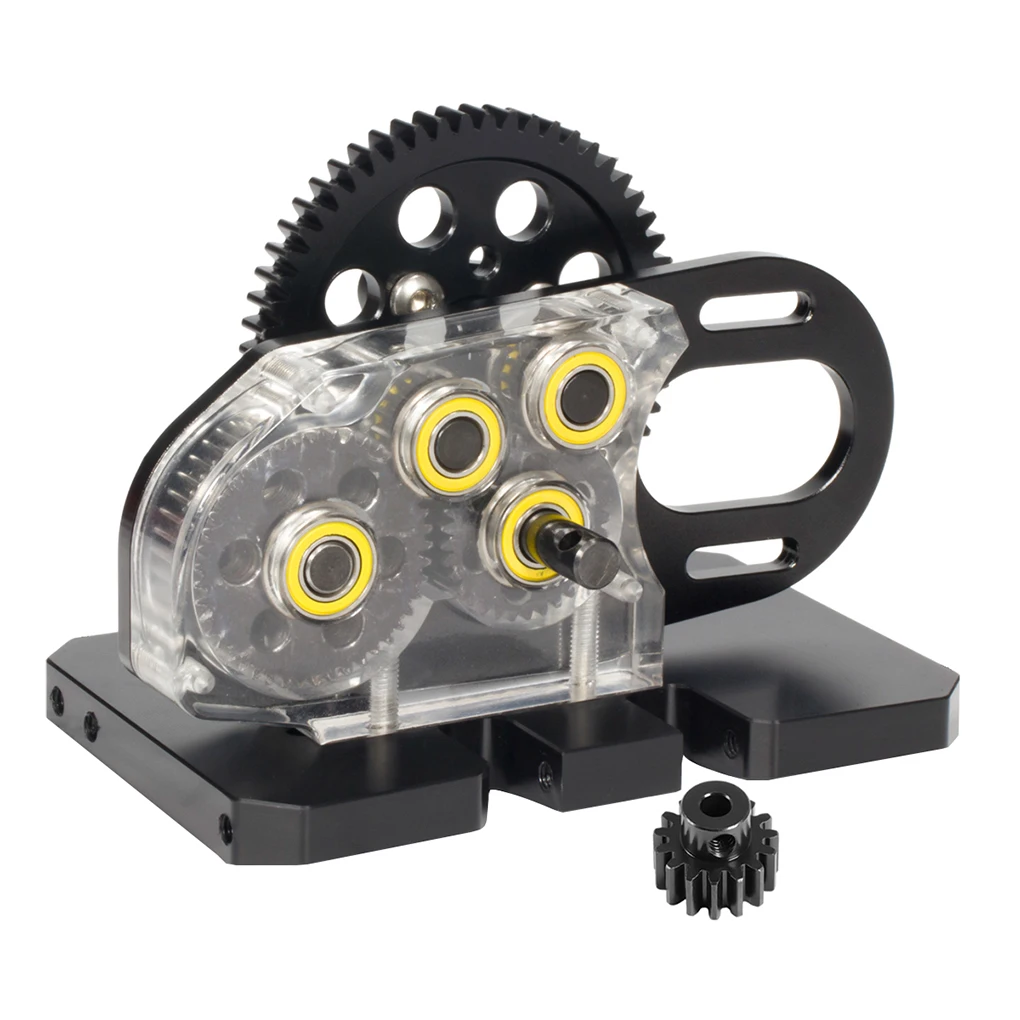 

RCGOFOLLOW Gear Box RC Car Part Wear And Crash Resistant Rc Gear Box For 1/10 Trx4 Crawler RC Upgrade Part