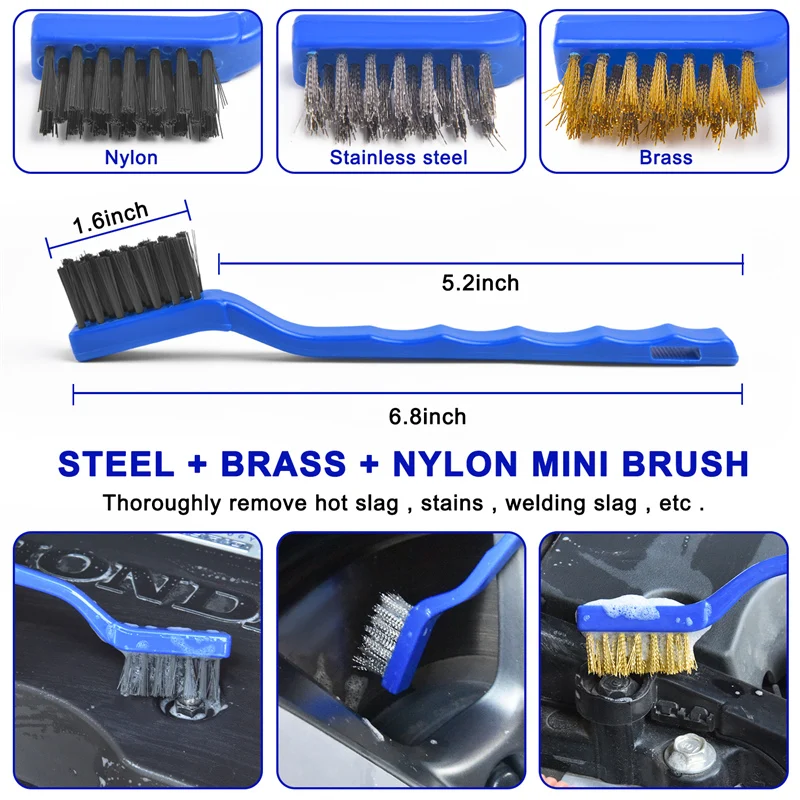 Drill Brush Attachment Set Car Detailing Brush for Car Cleaning Dashboard Air Outlet Wheel Brush Dirt Dust Clean Car Beauty Tool