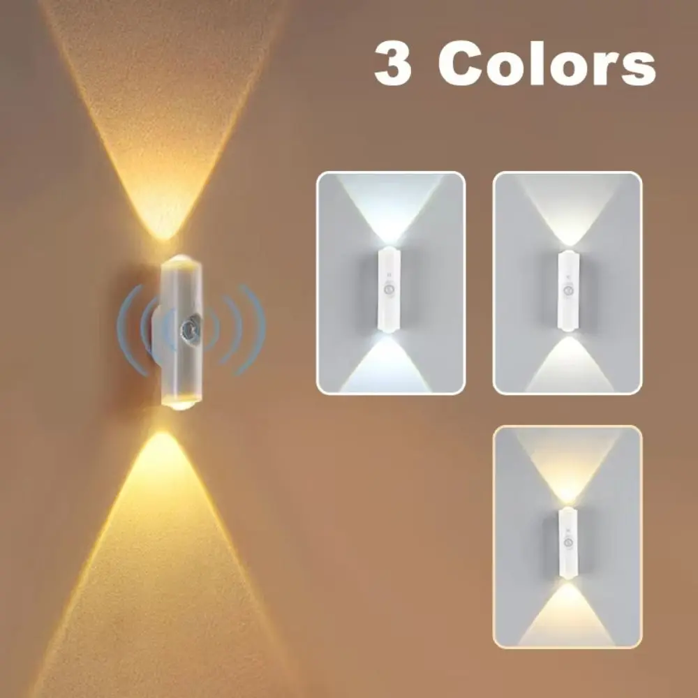 

Wireless Sensor Night Light 3/7 Colors Changing Portable Wall LED Lamp USB Charging Magnetic Sticker LED Closet Light Wardrobe