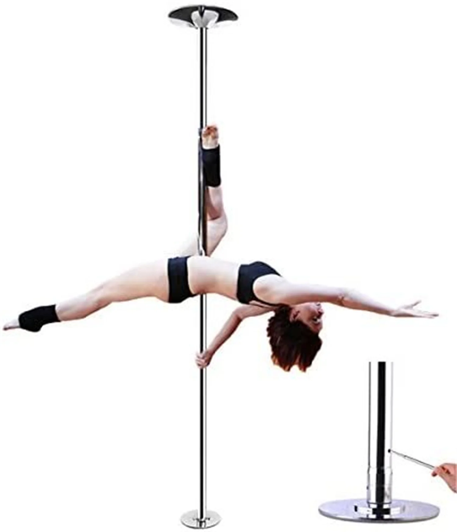 

Strip Pole Dance Pole Professional Fitness Dancing Pole Kit for Home Bedroom Gym Party Club