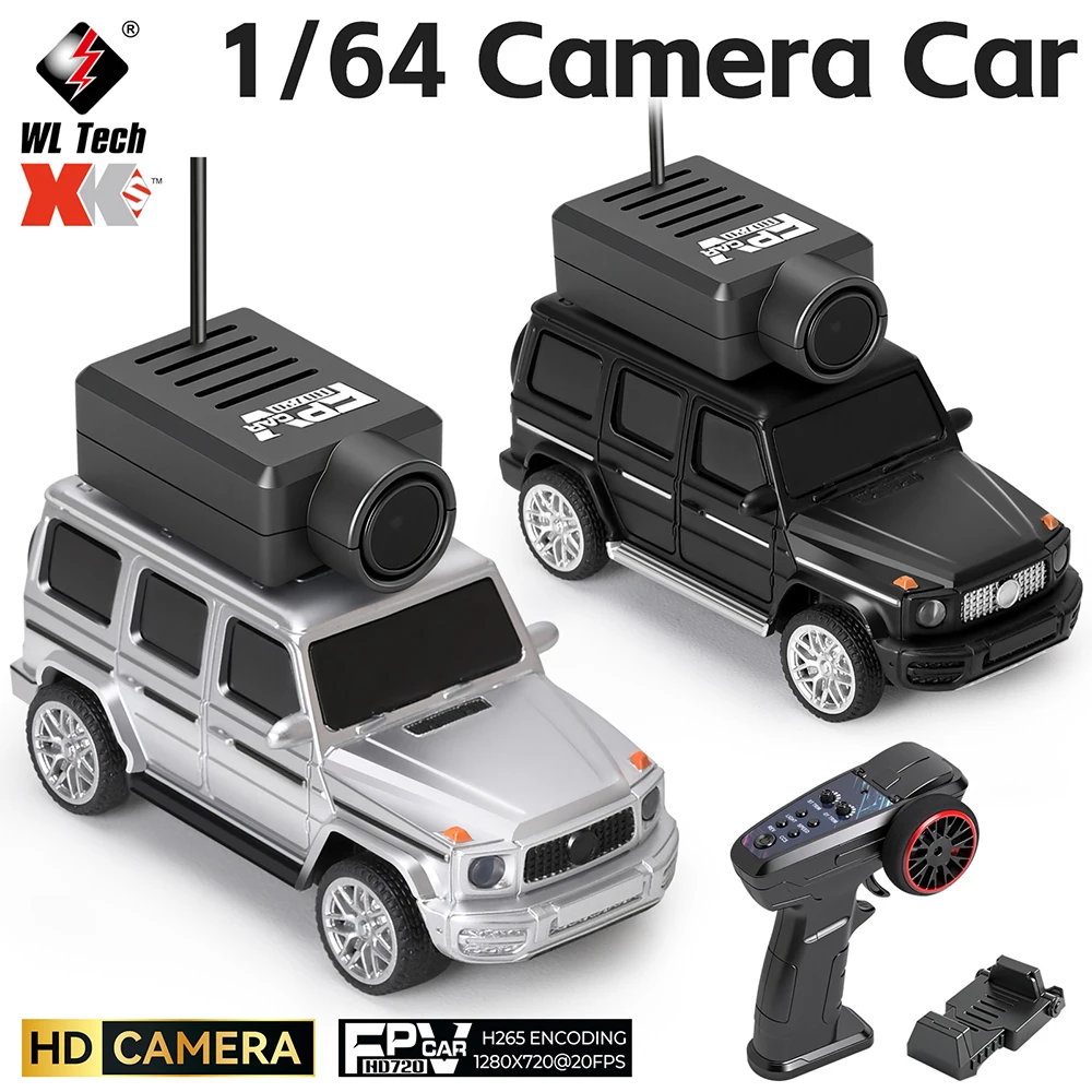 

Радиоуправляемые автомобили WLtoys 1:64 Mini 6406 6406C HD камера RC Гоночный автомобиль Игрушка 120 ° Широкоугольный 2.4G 720P APP Control Mini Car Dual Control