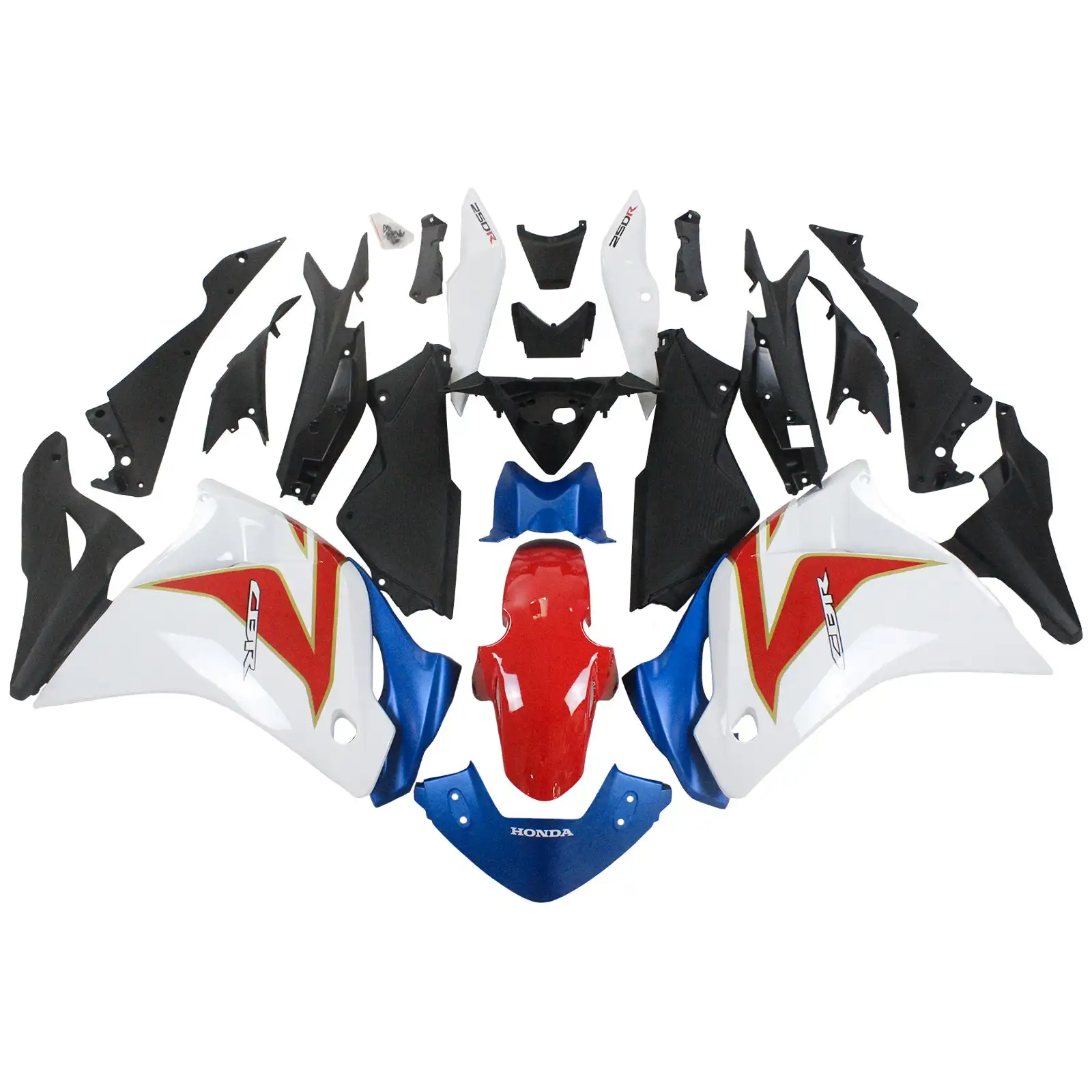

NEW Fairings Honda For Honda CBR 250R 2011-2015 White Black Bodywork Injection Panels Abs Plastic Motorcycle Fairing Kit