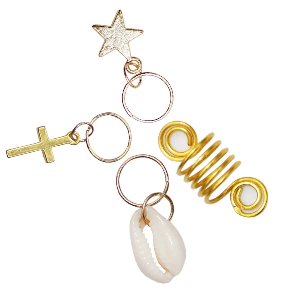 

Hair Extension Accessories Metal Cuffs Lightweight Fashion Ring Clips Hairpin Chunking Headdress Jewelry Hair Accessories