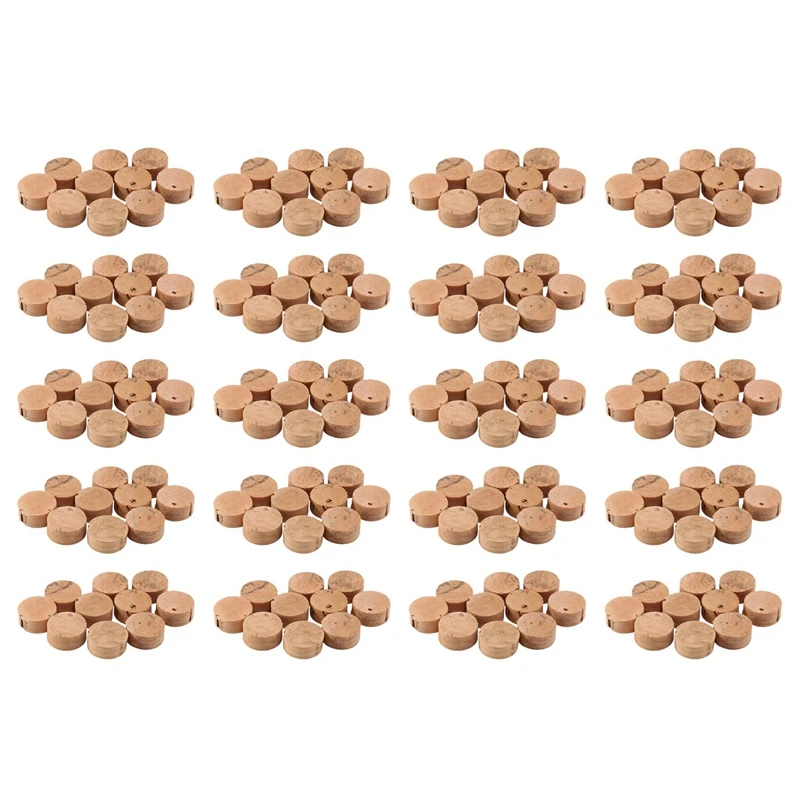 

200Pcs Water Key Water Key Spit Valve Cork Pad For Trumpet Trombone Repair Accessories Diameter 9Mm Thickness 4Mm