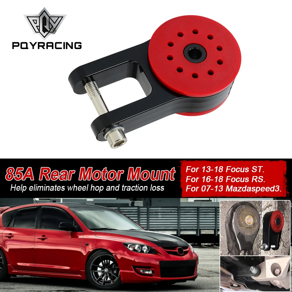 85A Poliüretan T6061 Alüminyum Arka motor montajı 13-18 Ford Focus ST 16-18 Focus RS 07-13 Mazda hız 3 PQY-TSB06