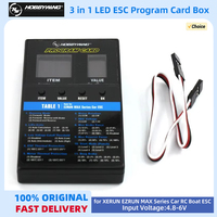 HOBBYWING 3-in-1 LED ESC Programming Card Box Universal for XERUN EZRUN MAX Car Series Platinum Series SEAKING RC Boat ESC
