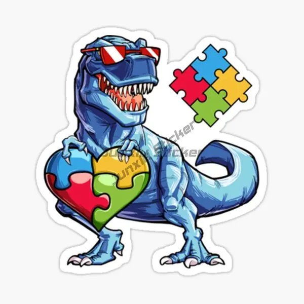 AUTISM Motorcycle Laptop Car RV SUV Wall Car Stickers PVC Vinyl Reflective Stickers Decals view 6