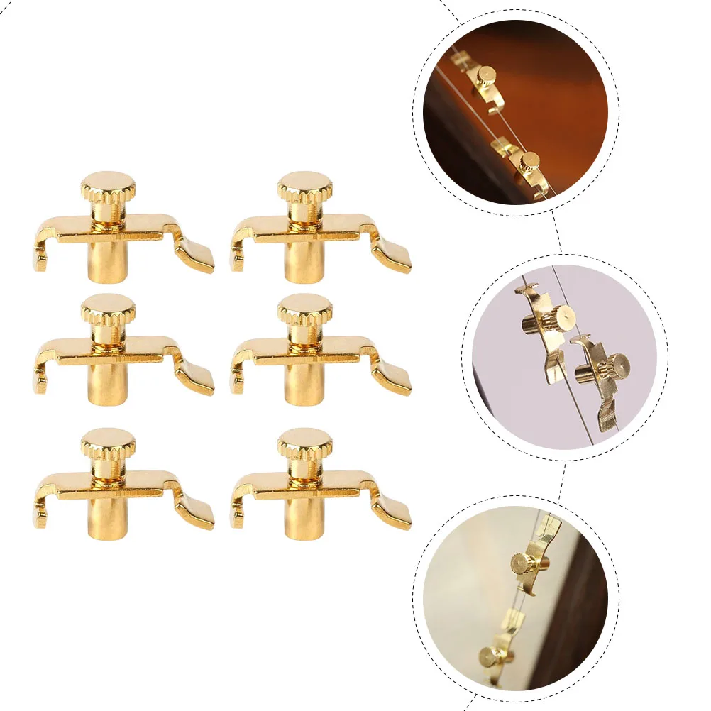 

6 Pcs Erhu Tuner Adjusters Professional Accessories Instrument Supplies Fine Replace Tuning Tools