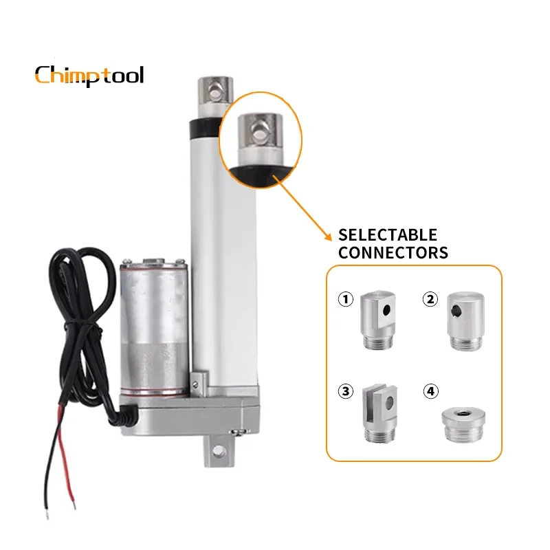 12V 24V Linear Actuator Electric Push Rod 50mm 100mm 150mm 200mm Stroke Linear Drive Motor Controller 100/200/300/500/700/1000N