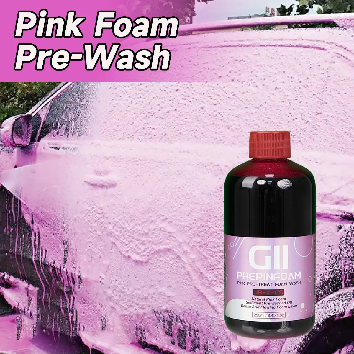 Car Wash Gloss Foaming Sediment Pre-washed Off Highly Concentrated Neutral Detergent Mega Foam No Damage Car Body G11 & G12