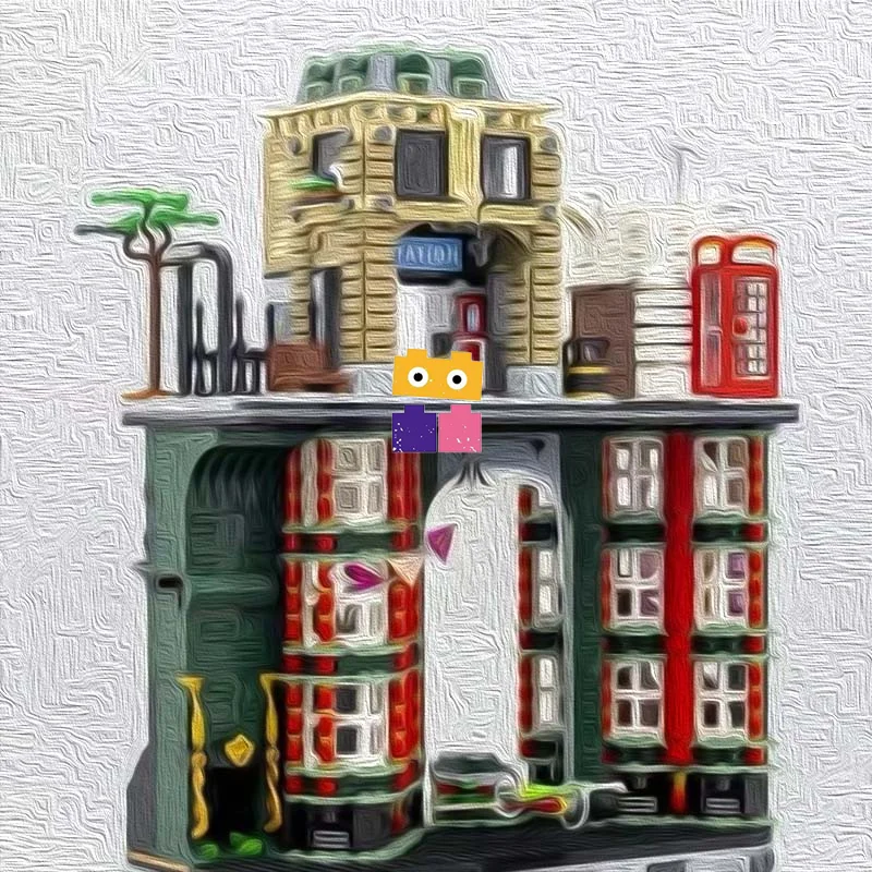 2026 New 3491 Pcs Multi Layer Magic Building Scene Building Brick Toy DIY Assemble Diorama Tabletop Display Birthday Gift