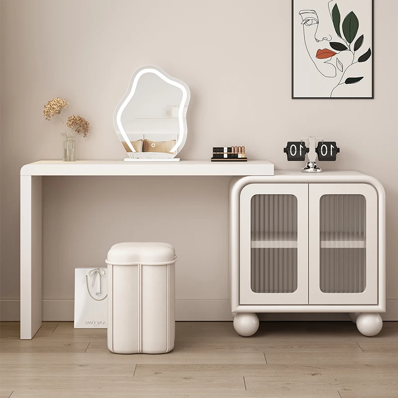 

Adult Artist Minimalist Vanity Tables Storage Nordic Bedroom Dorm Light Vanity Tables Space Saving Schmink Tisch Furniture