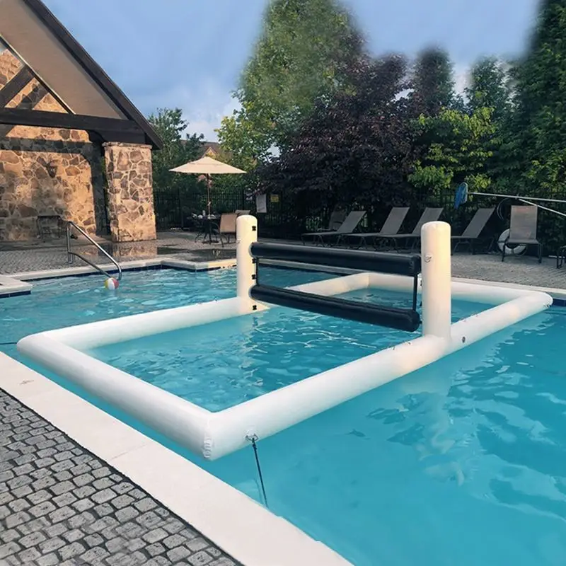 Customized water inflatable volleyball court Family swimming pool Volleyball sports Entertainment facilities Outdoor inflatable