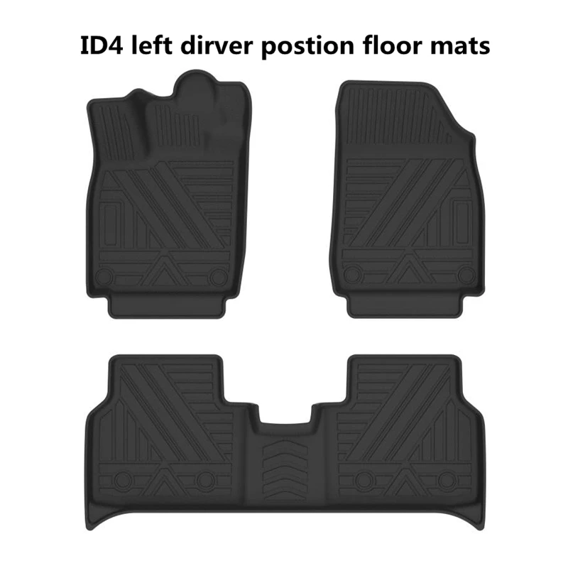 

Fit for Volkswagen ID4 car carpet Volkswagen ID4 car floor mats Fit For Volkswagen ID4 waterproof trunk mat ID6 car floor mats