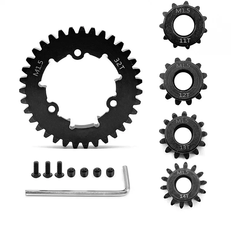 RC Car 35T Spur Gear 11T 13T 20T 30T Pinion Gears 1.5 Mod Steel for Traxxas 1/5 X-MAXX XMAXX 6S 8S 1/6 XRT Upgrade Parts