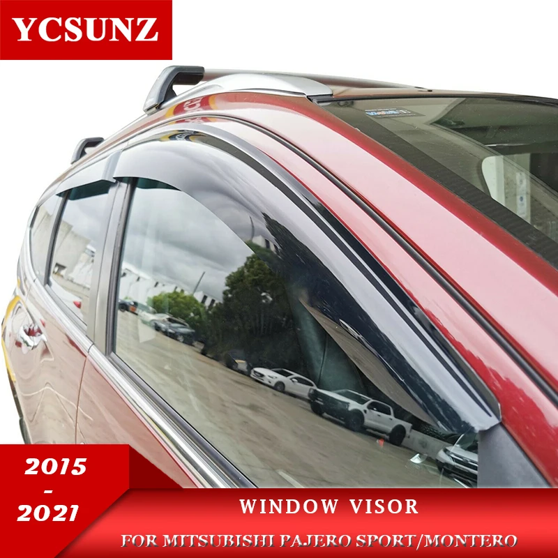 

ABS Side Window Visor For Mitsubishi Pajero Sport 2015 2016 2017 2018 2019 2020 2021 Montero Sport 2019 Car Styling