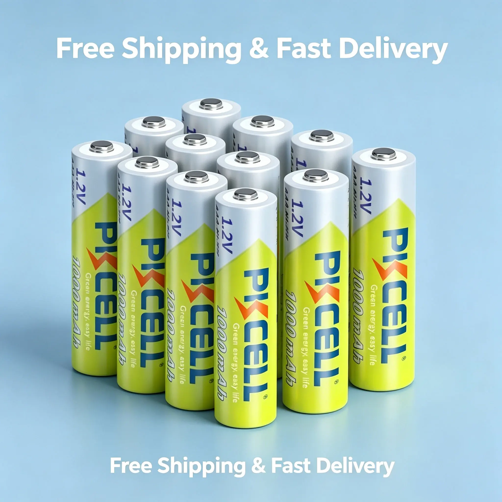 

1000mAh 1.2V AAA NiMH Rechargeable Battery Durable Nickel Hydrogen Power Cell for Flashlight Toys Household Mini Gadgets