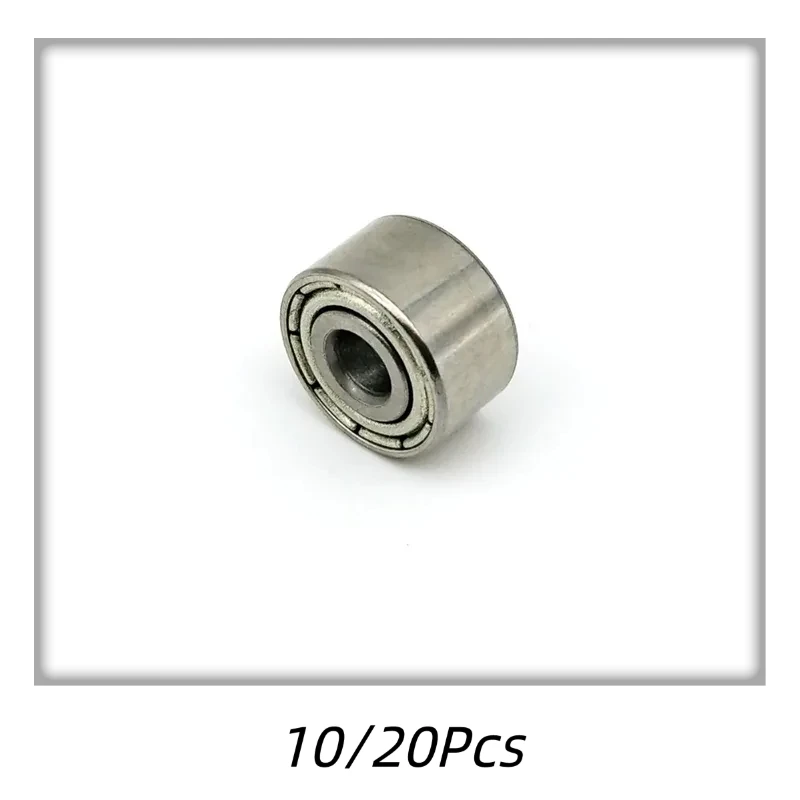10/20Pcs Mini Deep Groove Ball Bearings 603ZZ 3×9×5mm MR93ZZ 3×9×4mm Double Metal Shield Chrome Steel Radial Bearings