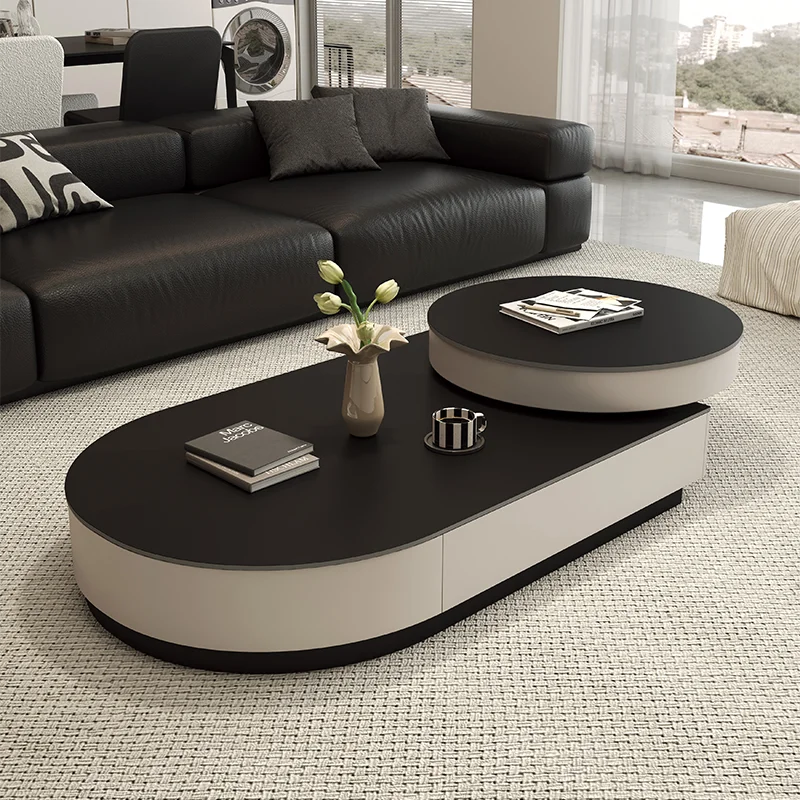 Nordic Style Modern Coffee Tables Beige Classic Narrow Living Room Coffee Tables Luxury Low Mesa De Centro Furniture For Home