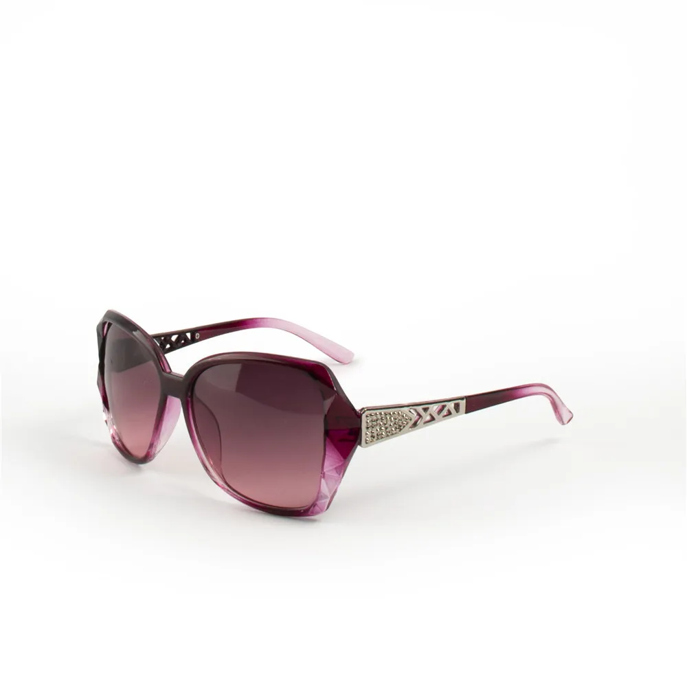 2 Stück Modische Übergroße Sonnenbrillen PC Damen Großer Rahmen Verlaufsgläser Sonnenbrillen Gafas De Sol Mujer – Detail 3