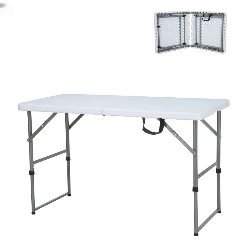 plastic outdoor pation folding in half table chairs 8ft plastic table non folding