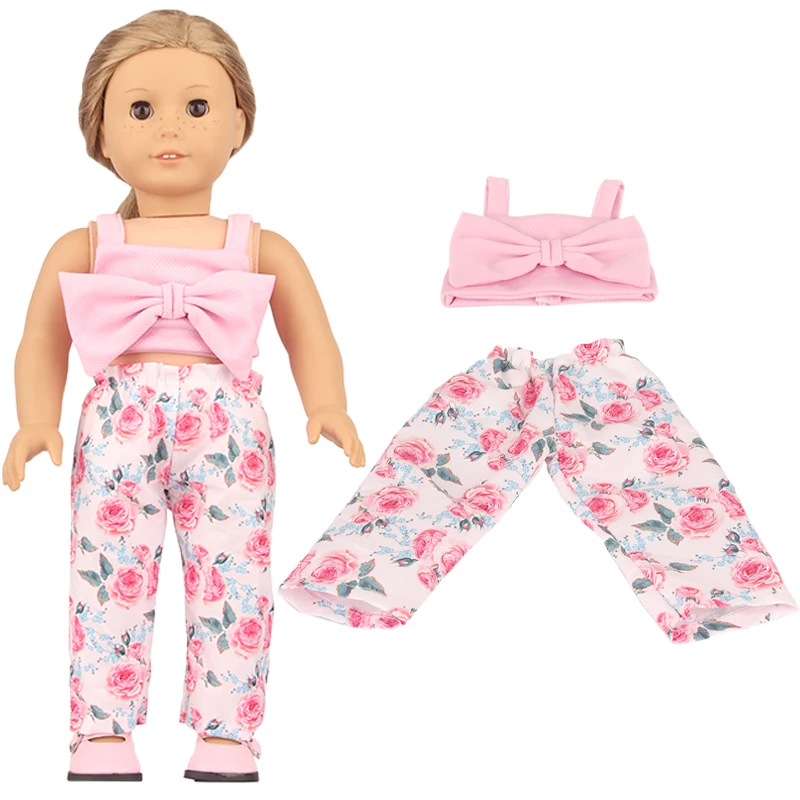 18 inch American Doll Clothes Ballet Suit, Sportswear, Space Suit,Slip Dress Flower Skirt For 43cm Baby New Born,Life Girl Doll
