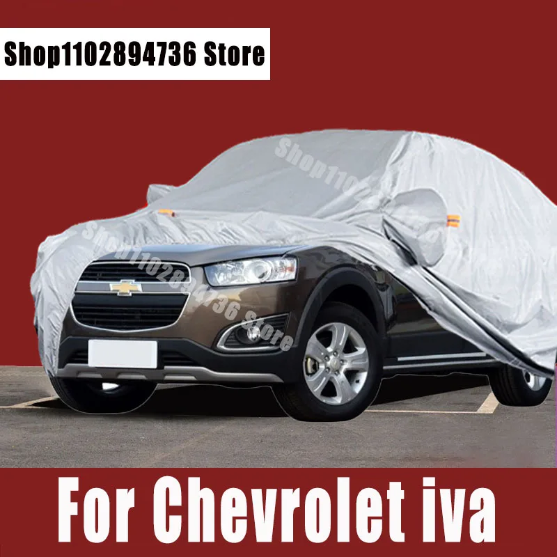 

For chevrolet iva Full Car Covers Outdoor Sun uv protection Dust Rain Snow Protective Auto Protective cover