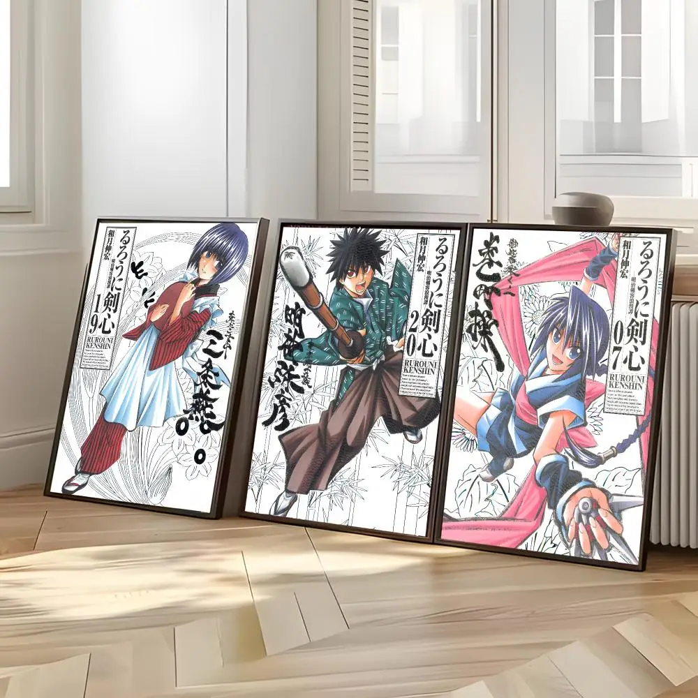 Manga Historical Rurouni Kenshin Poster Distinct Home Decor Concepts Chic Indoor Art Pieces