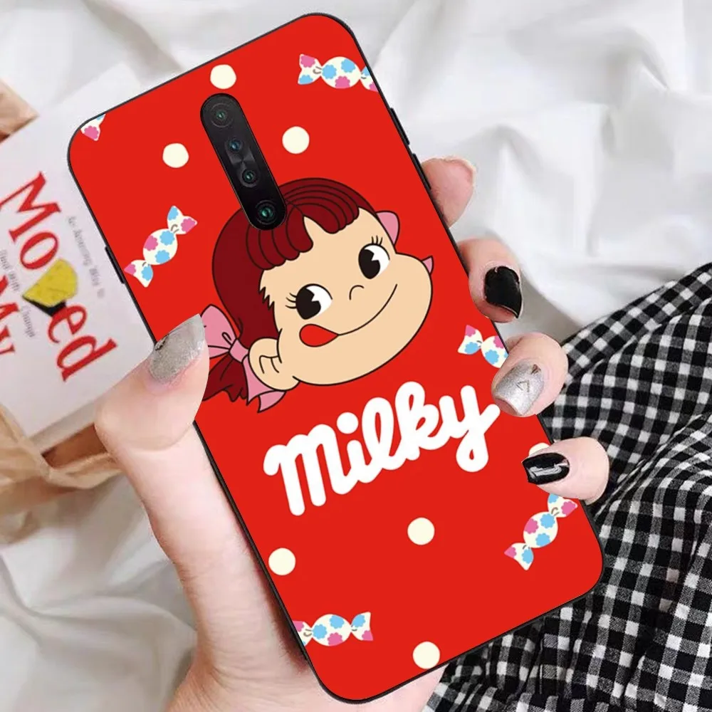 Fujiya-Milky Peko-Chan Phone Case For Redmi 5 6 7 8 9 10 plus pro 6 7 8 9 A GO K20 K30 K40 pro plus F3 Fundas