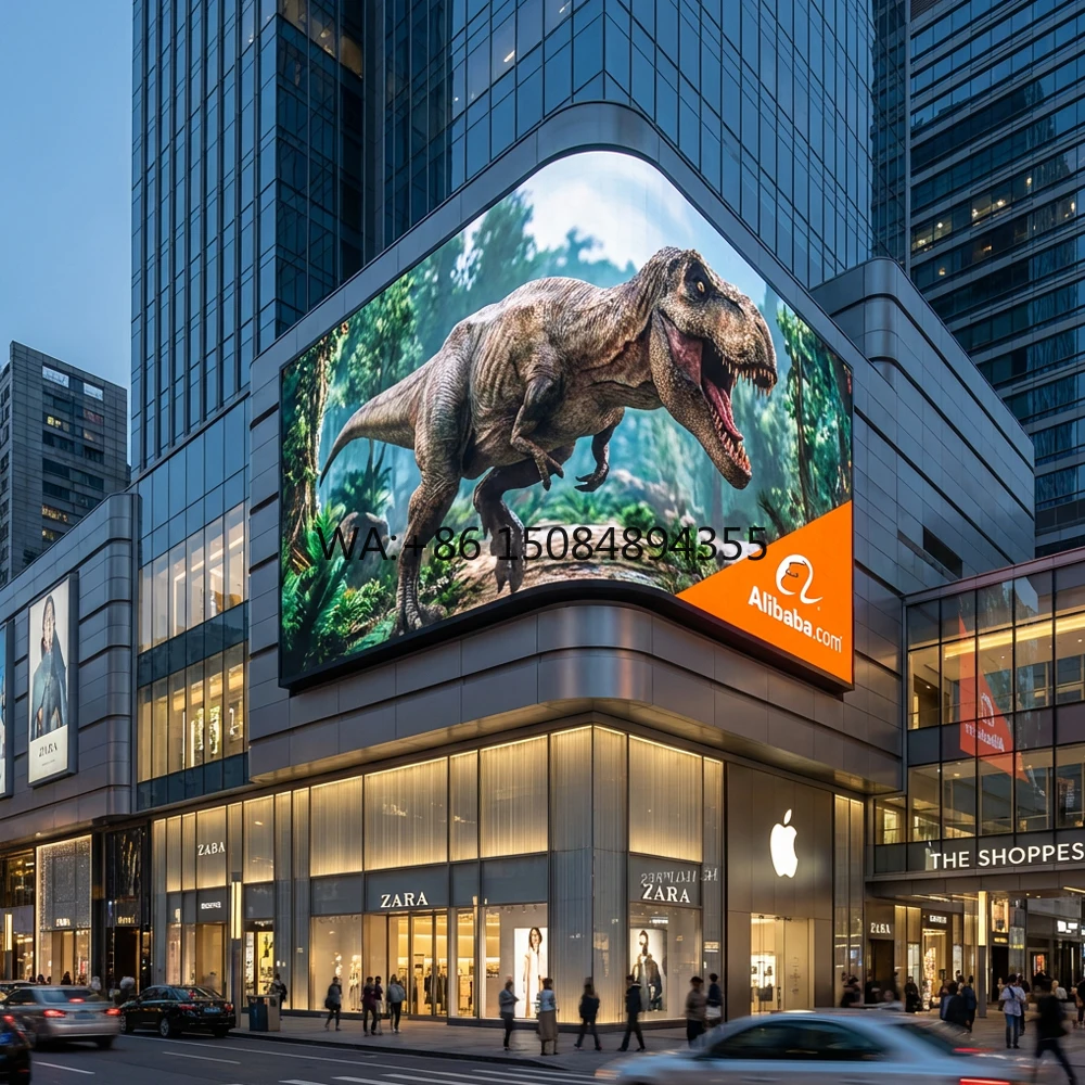 

Easy Install Outdoor Flexible LED Display Waterproof IP65 HD Digital Signage for Advertising Market Yard 5-Year Warranty
