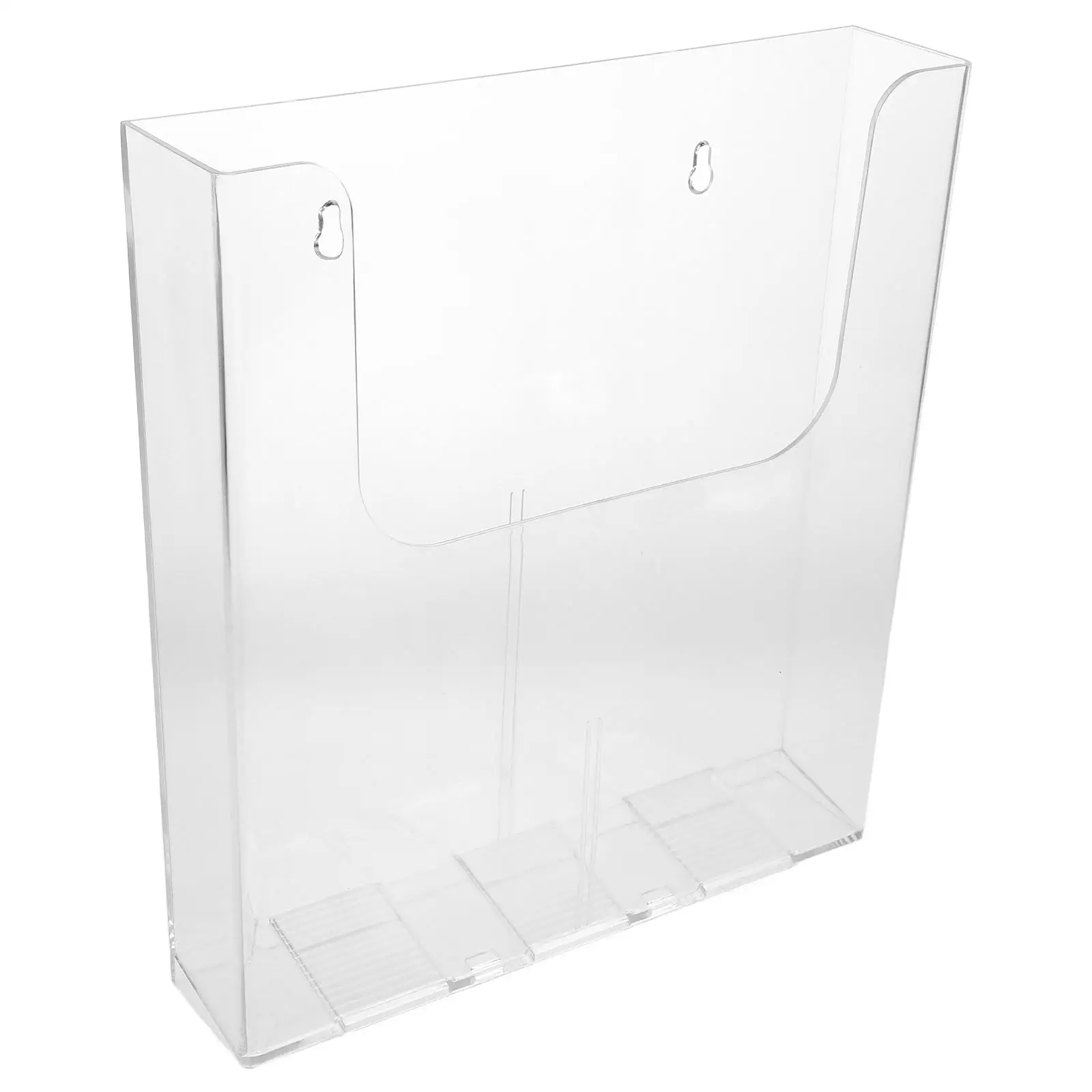 

Acrylic Wall Document Holder Storage Rack Poster File Wall Document Holder A4 Size Mount Office Hanging Display Folder