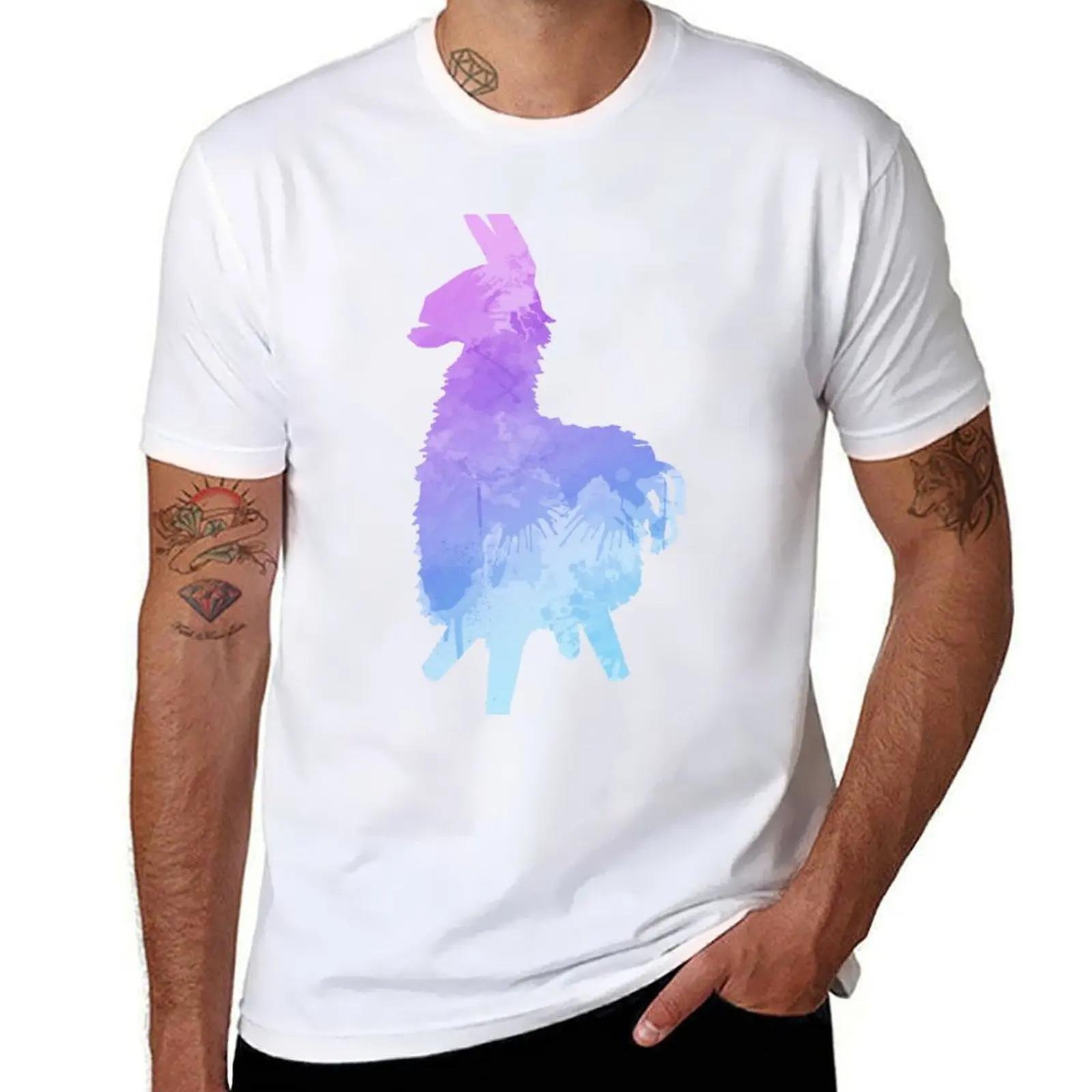 

Llama Inspired Silhouette T-Shirt mens graphic t shirts man graphic t shirt T-Shirt